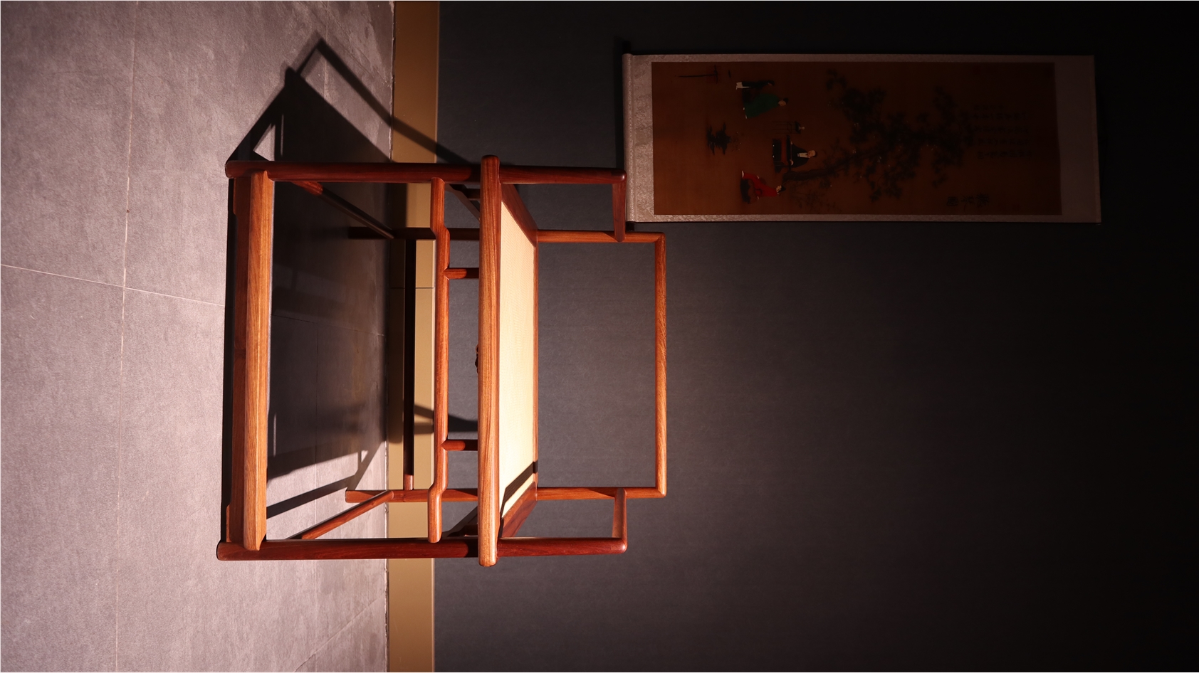 檀藝誠仿加州博物馆明式大禅椅