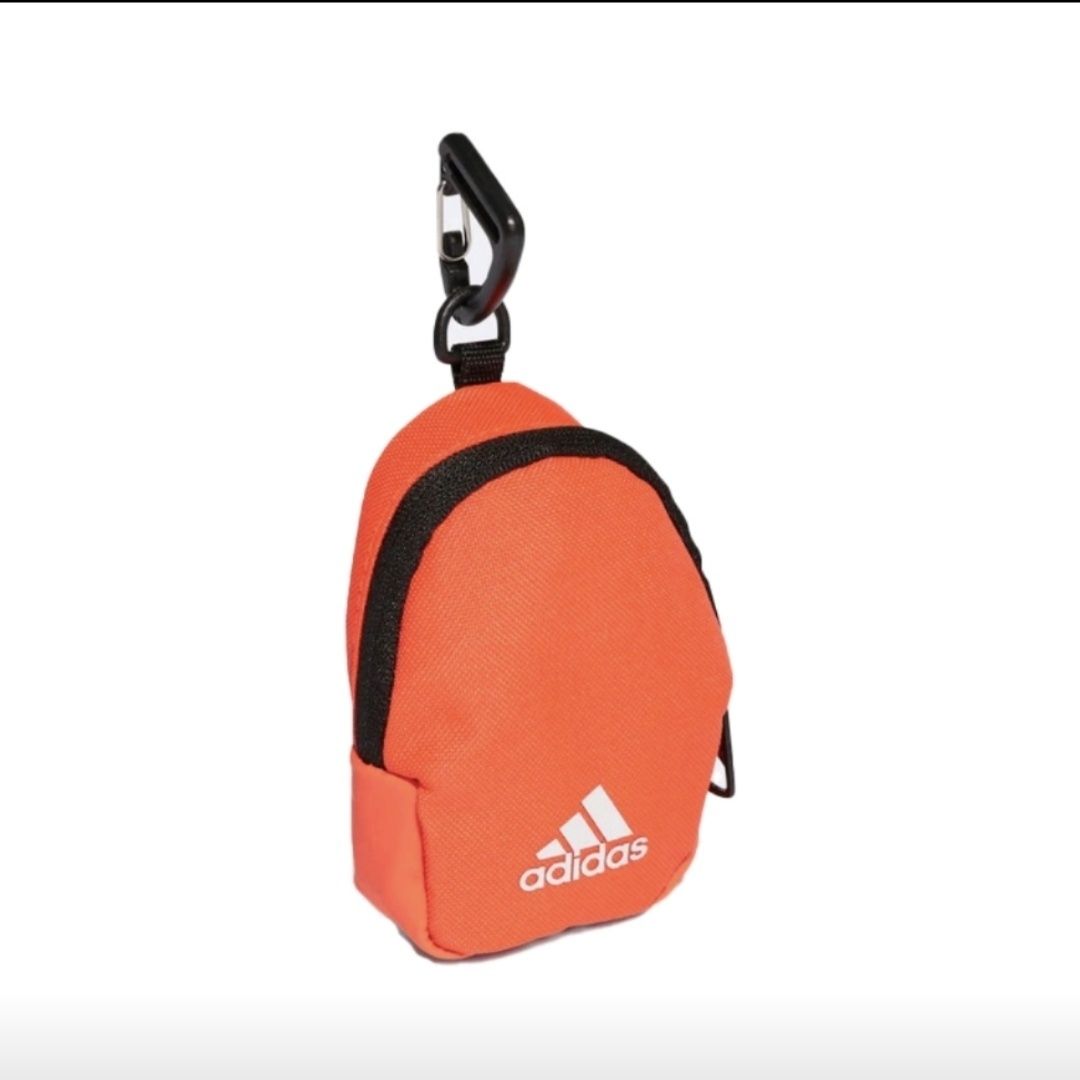 adidas/阿迪达斯男女橙色钥匙零钱迷你小包便携卡包挂件包H58201