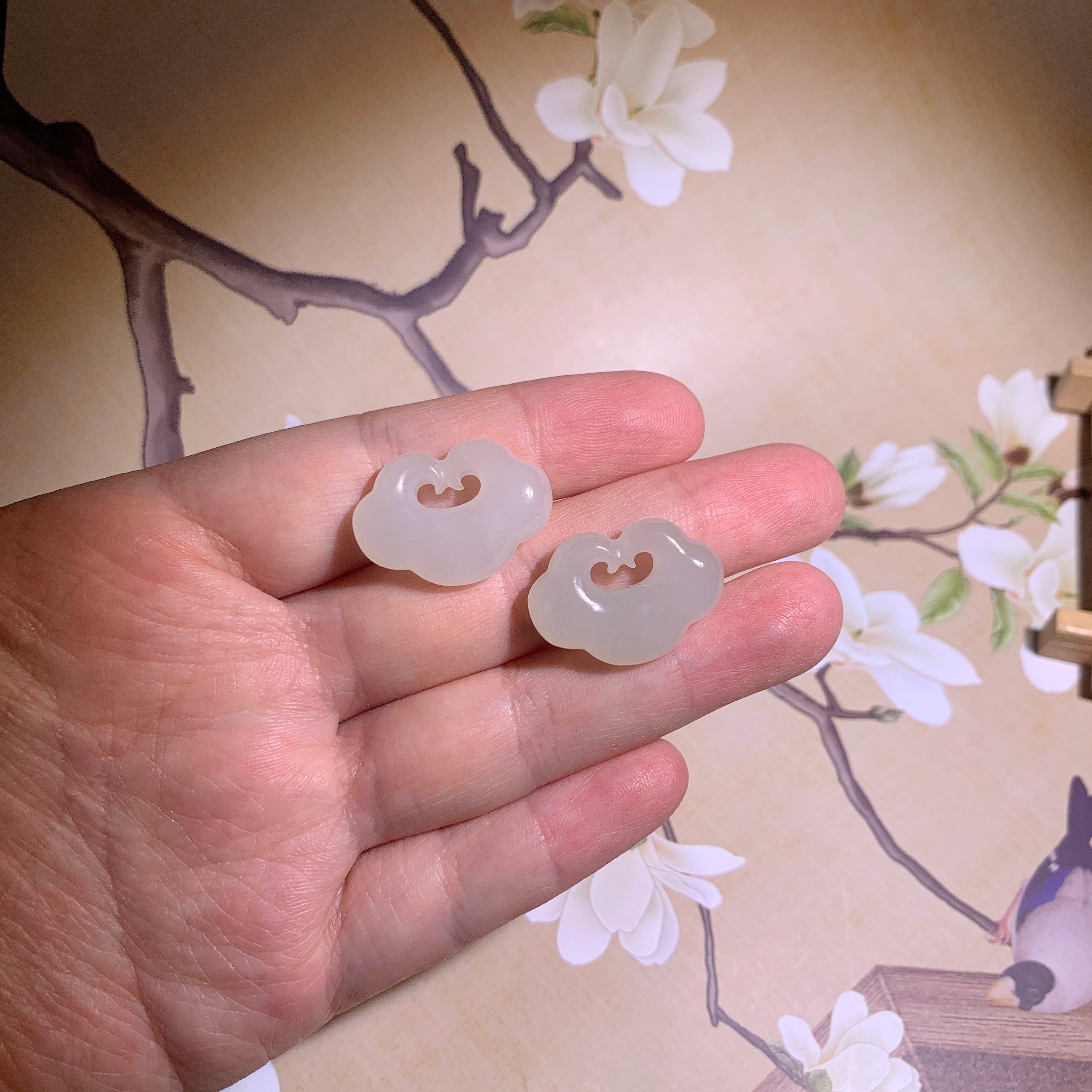 天然和田玉高冰水透油润如意（发一件）