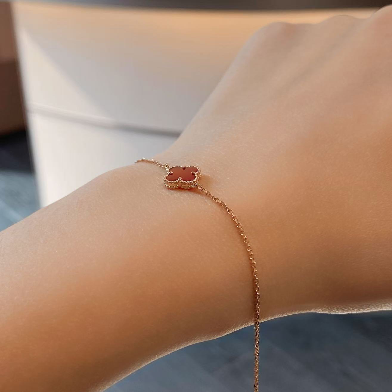 【星奢珠宝】18k玛瑙手链