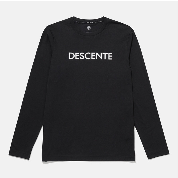 DESCENTE/迪桑特字母标圆领拉绒长袖T恤韩版SP323UTL91