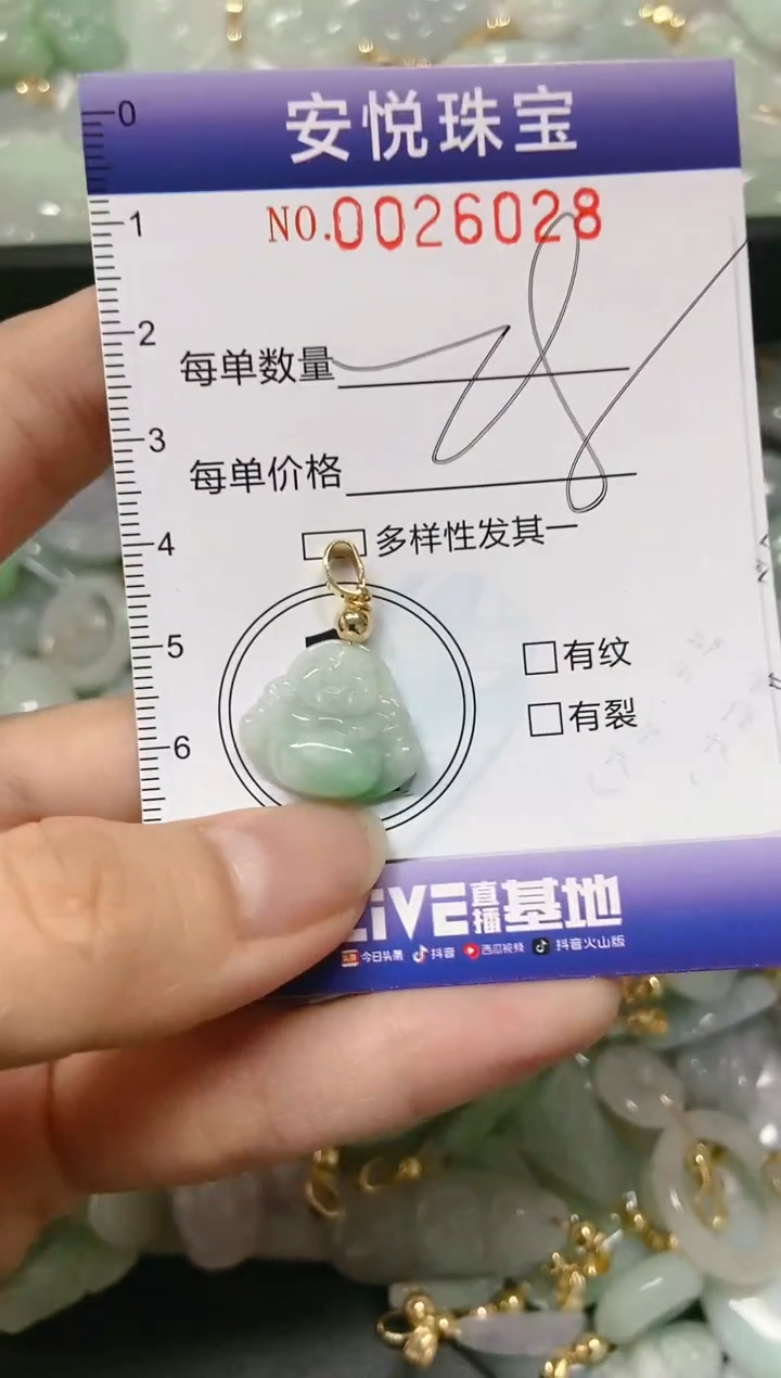 【闪购商品】翡翠颈饰未镶嵌闪购0026028