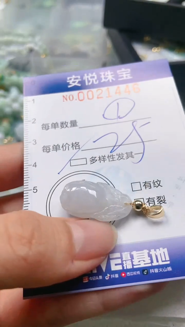 【闪购商品】翡翠颈饰未镶嵌闪购商品0021446多样性发其一