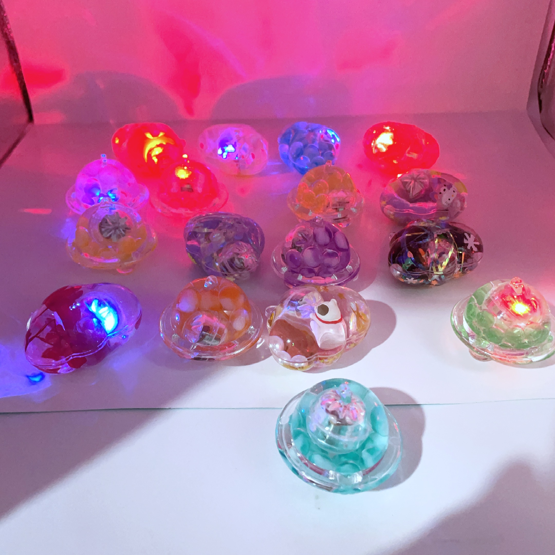   闪光灯小流沙瓶钥匙扣摆件挂件