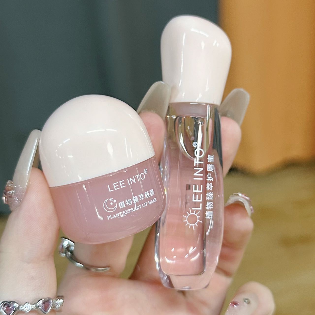 凡士林日夜睡眠唇膜套装修护淡化唇纹持久保湿滋润补水唇蜜唇油膏