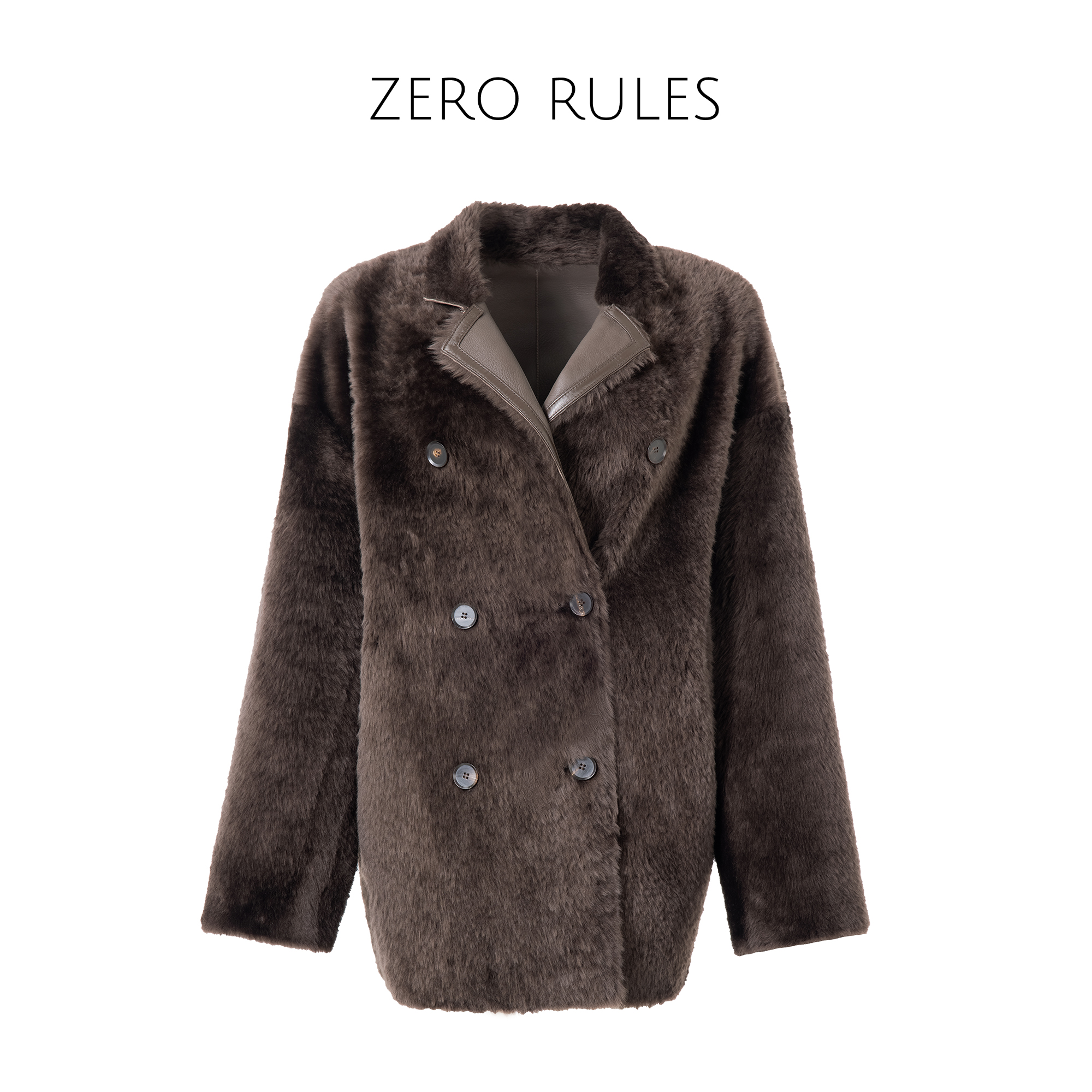 24113072【皮毛一体西装】土*其米诺羊毛羊皮毛一体 奢线！皮草