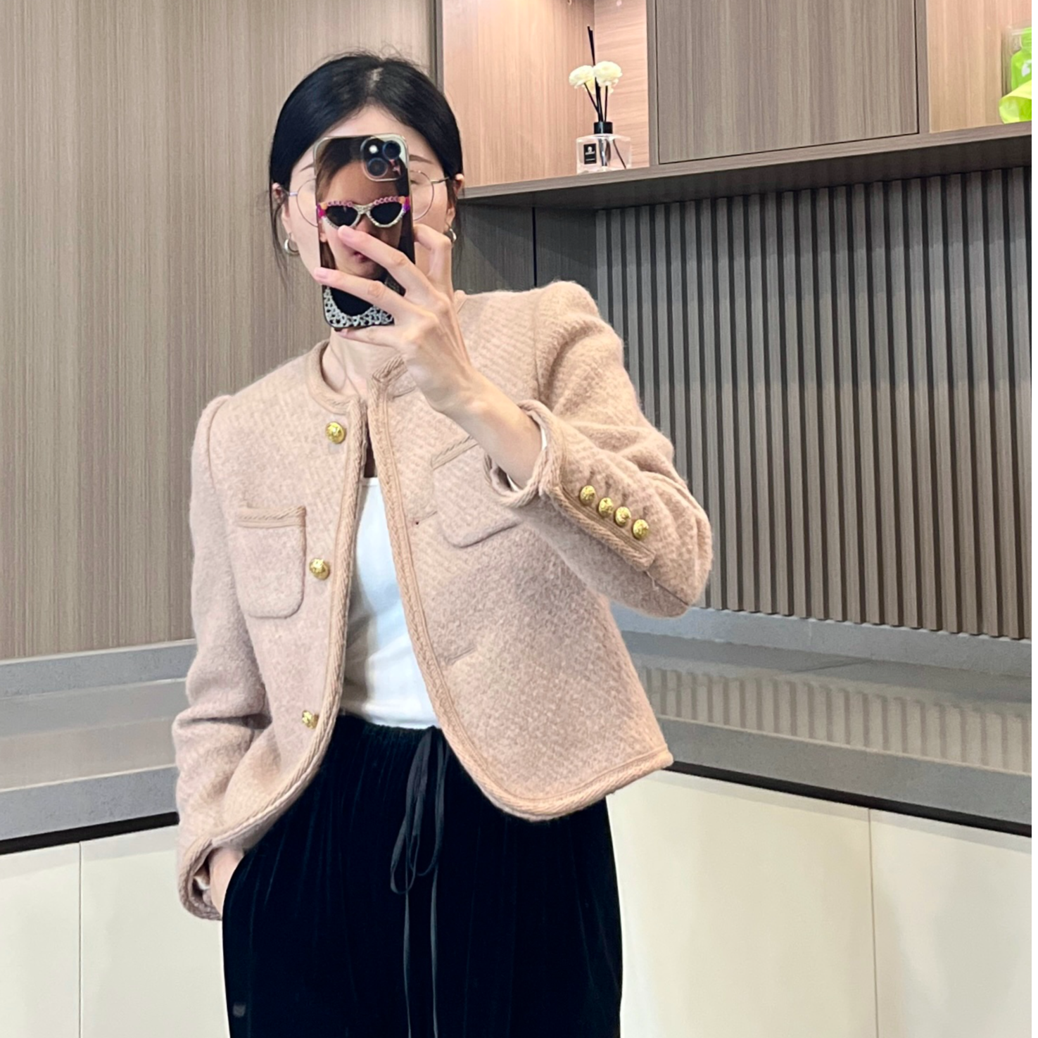 法式名媛小香风短外套女士秋季新款高级感气质时尚单排扣