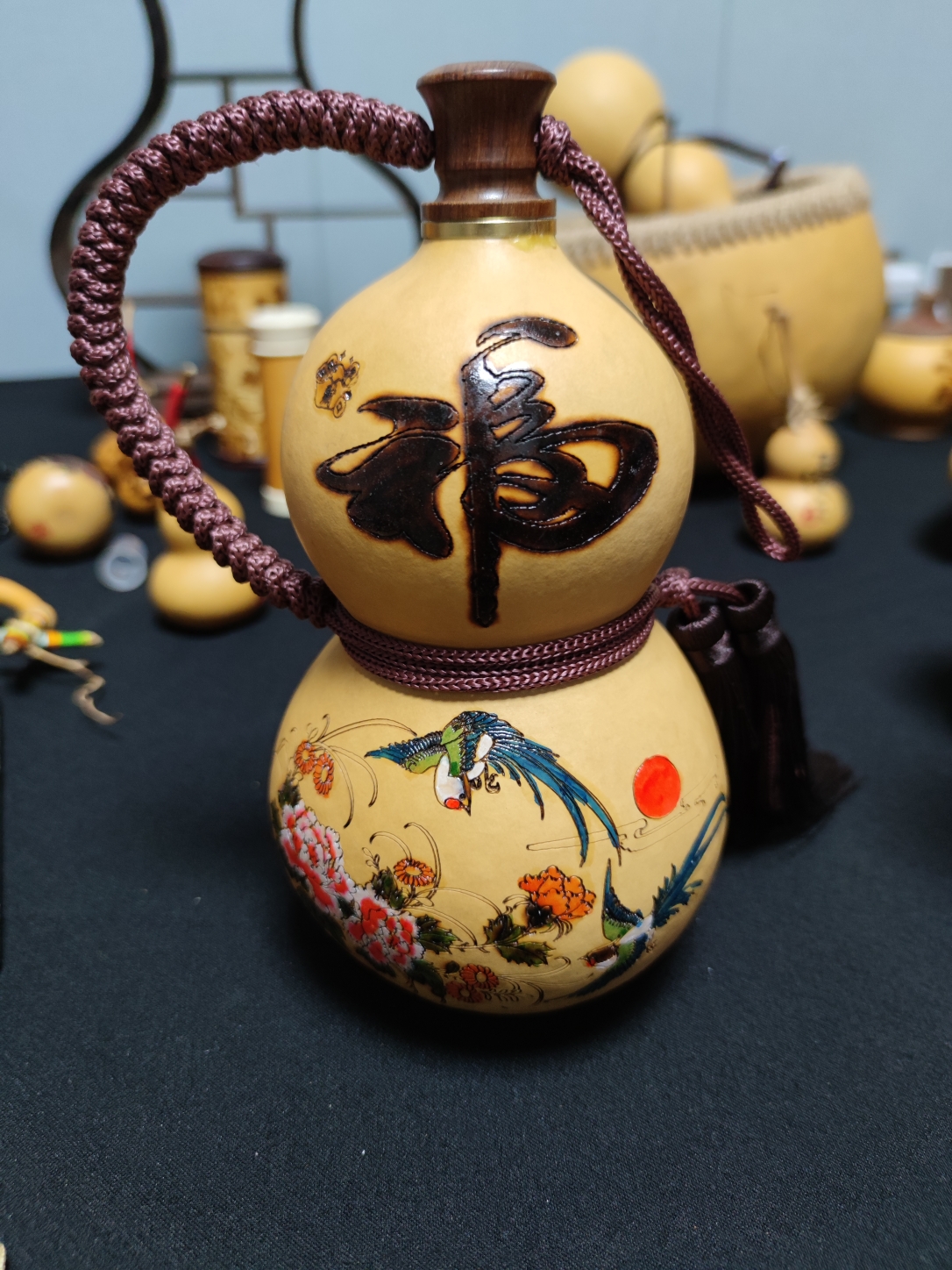 天然酒葫芦精品酒葫芦烙画葫芦直播间拍品链接