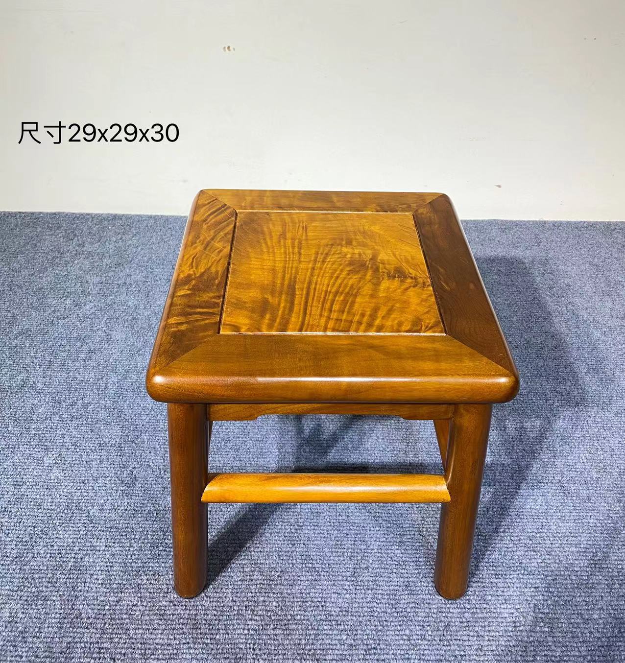 金丝楠木小叶富贵凳