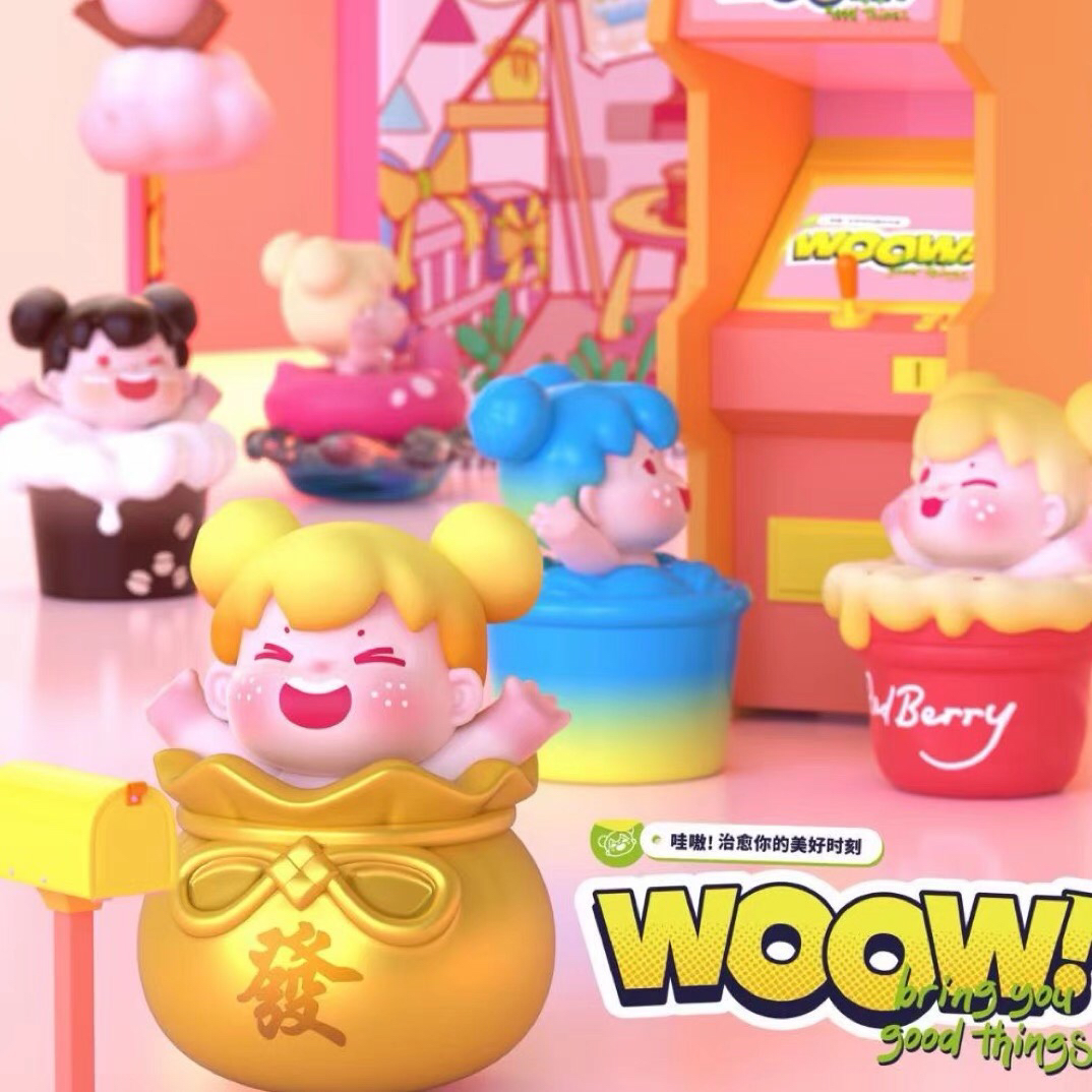 WOOW治愈你的美好时刻系列盲袋潮玩盲盒摆件圣诞节礼物