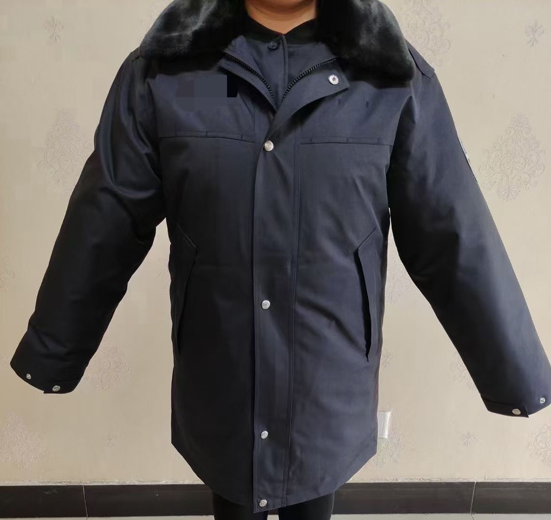 户外多功能大衣羽绒服冬季防寒执勤防寒服多功能大衣服羽绒服