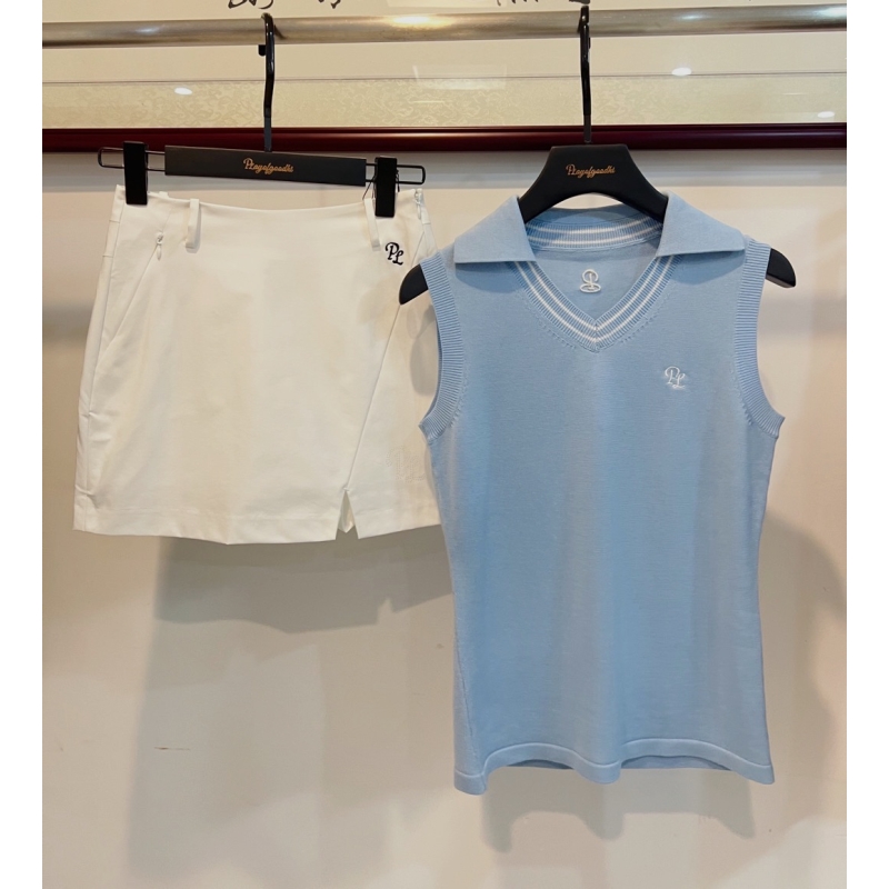 高尔夫服装女秋冬款高尔夫马甲背心女保暖显瘦高尔夫球服女golf