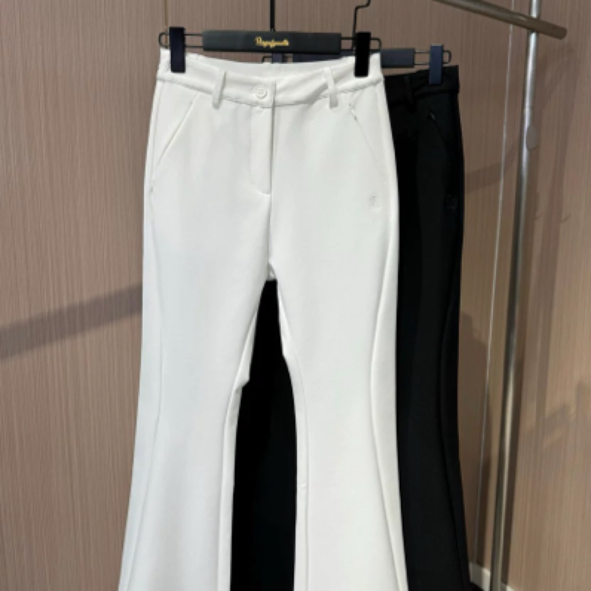 高尔夫女装冬季加绒保暖高尔夫女裤显瘦高尔夫长裤女微喇高尔夫裤