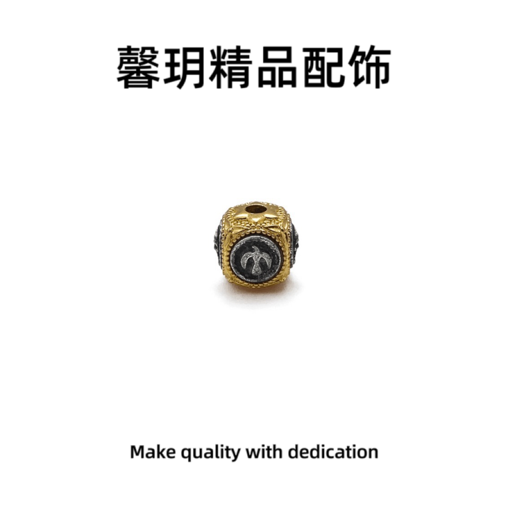 026号高保色高桥六方文玩配饰尺寸12mm×12mm