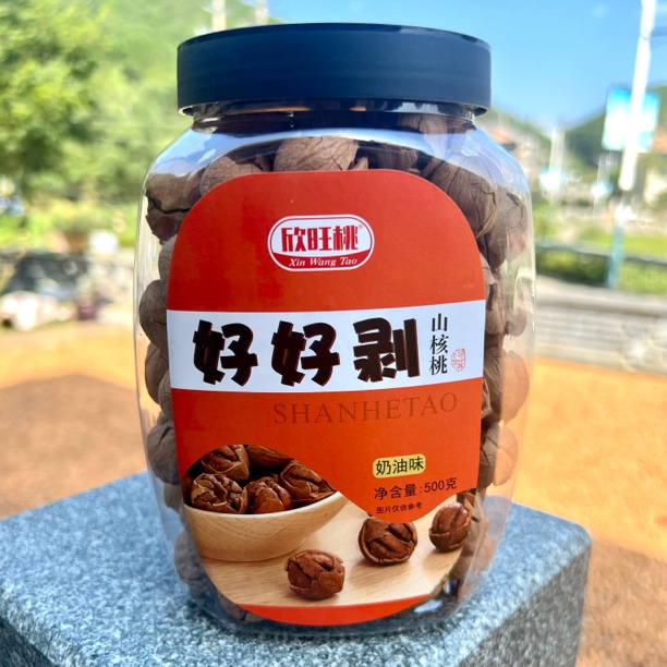 2025年新货临安山核桃好好剥山核桃净含量一斤装手剥酥脆饱满