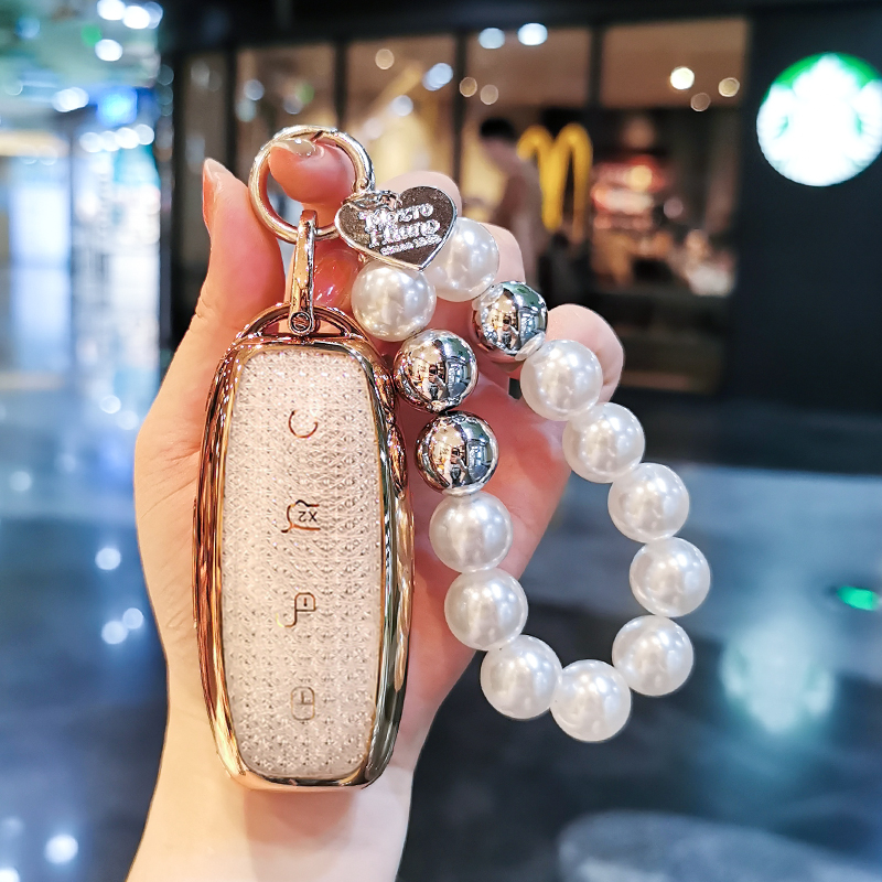 适用腾势D9钥匙套23款腾势N7/8卡片NFC智能卡保护壳汽车用品女士