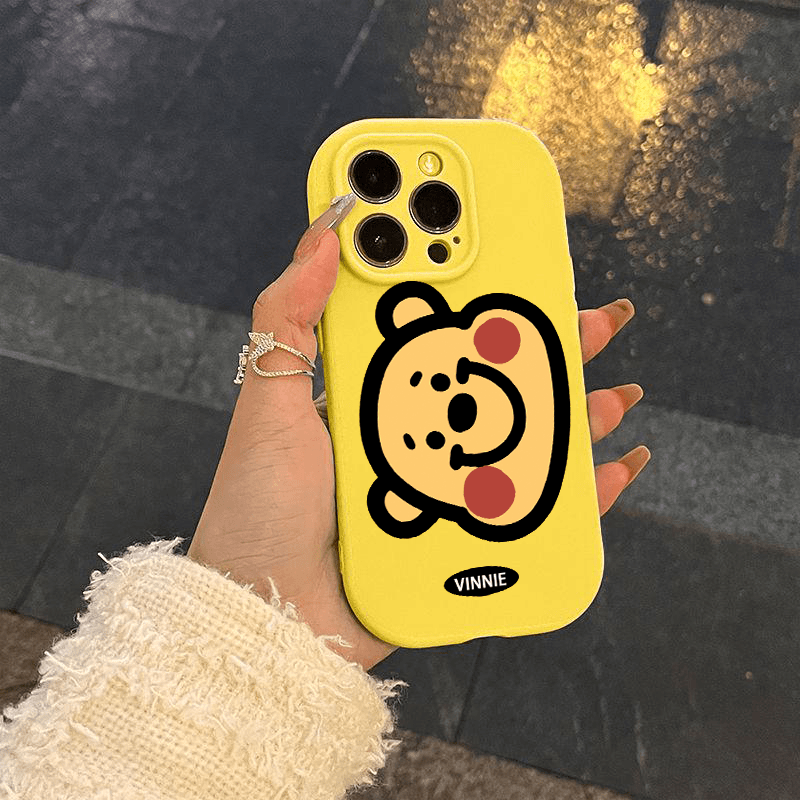 维尼熊适用苹果15手机壳iPhone14promax新款13个性12卡通11可爱女