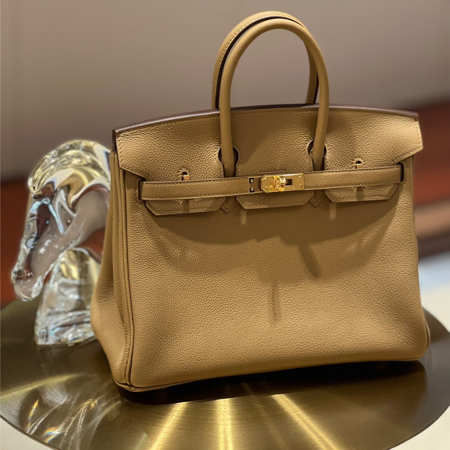 全新未使用 Hermes/爱马仕 bk25 饼干色金扣定金链接