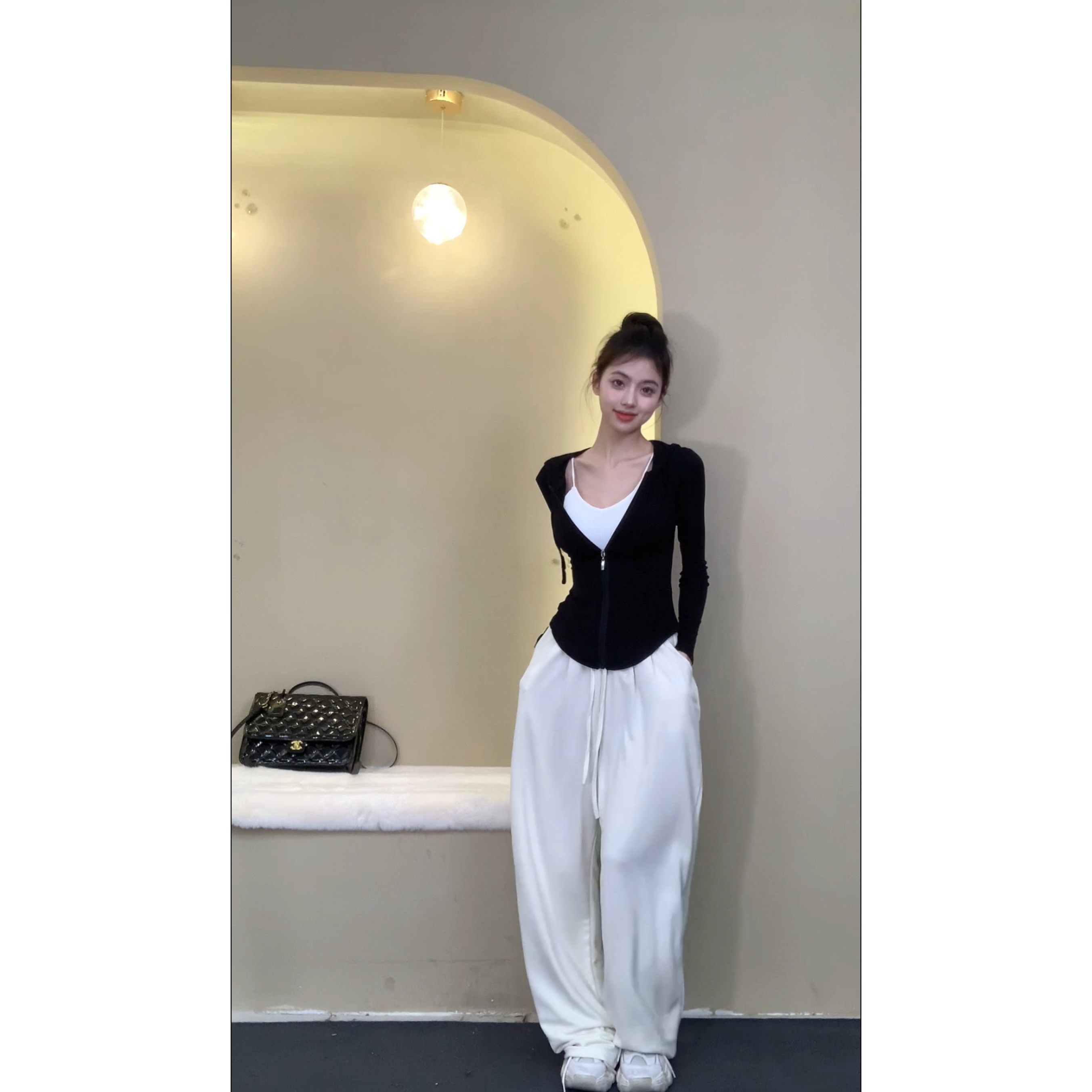 连帽防晒衣外套女装春季灰色辣妹小开衫薄款收腰显瘦长袖短款上衣