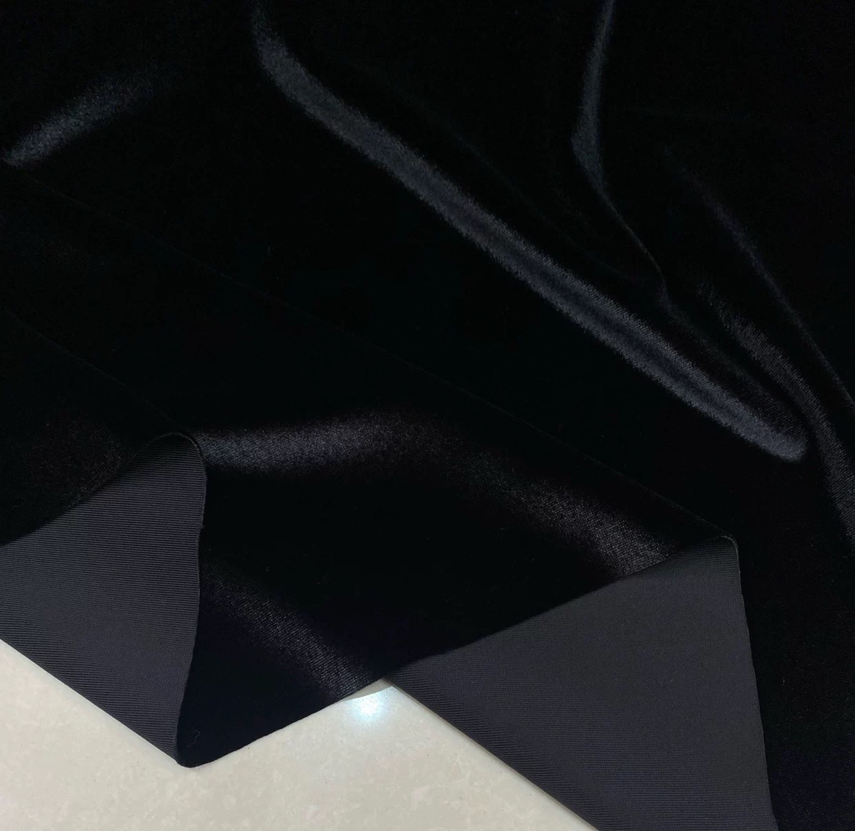 100桑蚕丝真丝丝绒面料定制尺寸专业品质