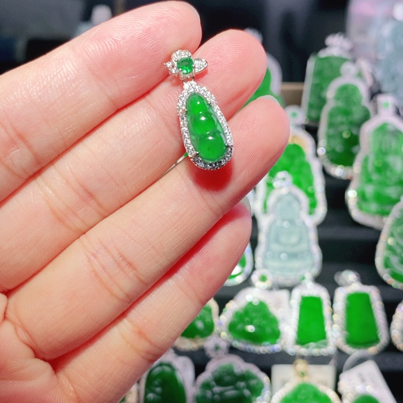 【闪购商品】翡翠耳饰未镶嵌X