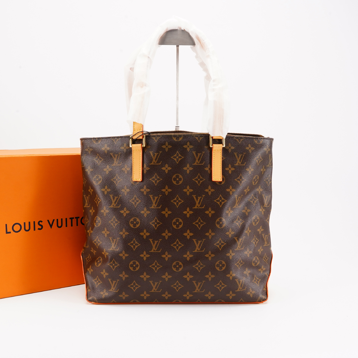 95新  【桔夕李漂亮】LV 中古钢琴托特中号植鞣革换新/BG23004060