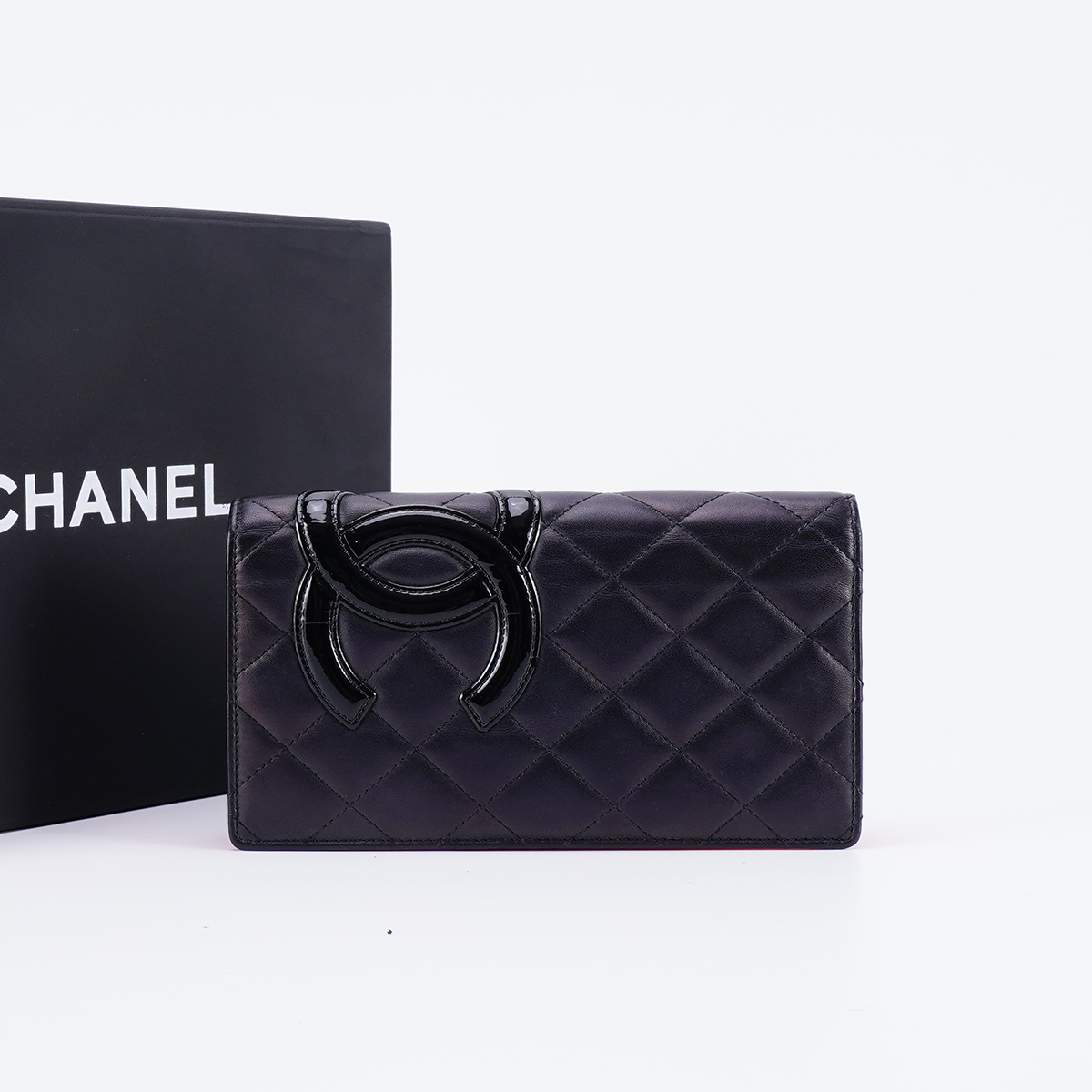 95新 Chanel/香奈儿 【桔夕林泽专属】康鹏对折钱包长款BG22000999