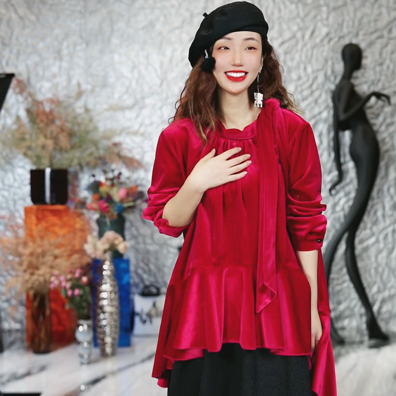 1158篱君原创设计时尚减龄上衣女装小衫洋气宽松百搭韩版显瘦长袖