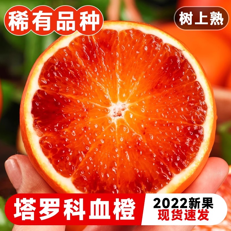 四川塔罗科血橙5/8斤当季新鲜水果手剥橙包邮