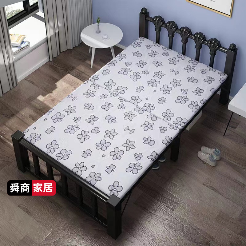 A1折叠床单人家用午休床办公室午睡学生宿舍陪护床出租屋铁床木板