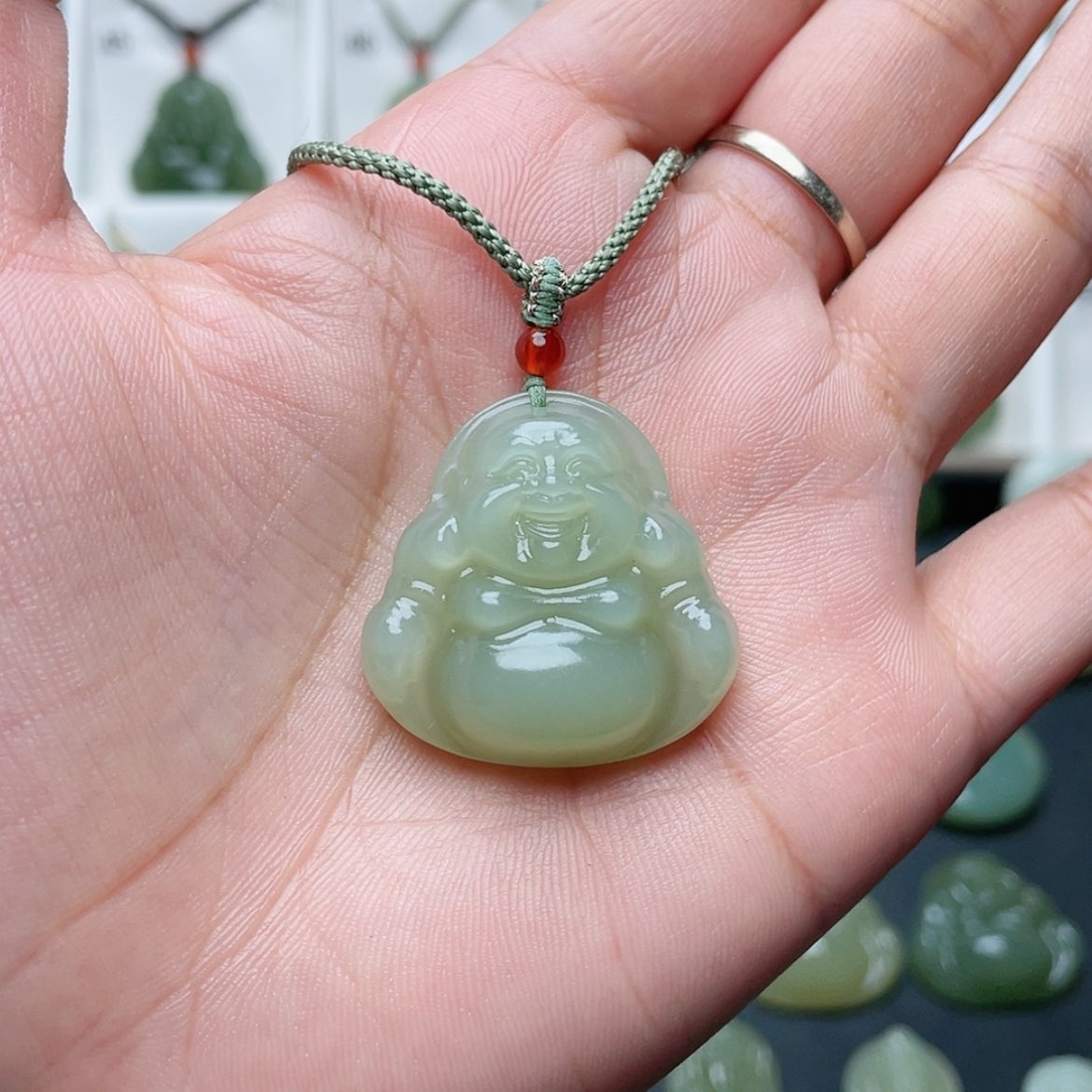 【闪购商品】和田玉颈饰未镶嵌我****咩