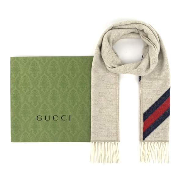 妃鱼/Gucci/古驰/未使用/围巾/市场价6800