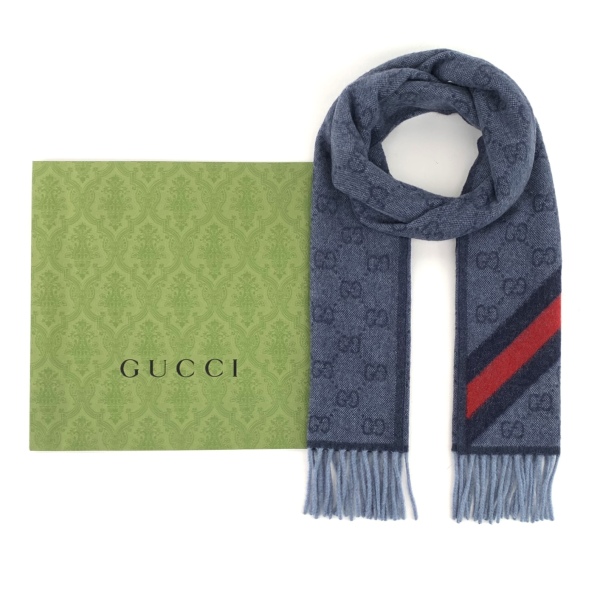 妃鱼/Gucci/古驰/未使用/围巾/市场价3800