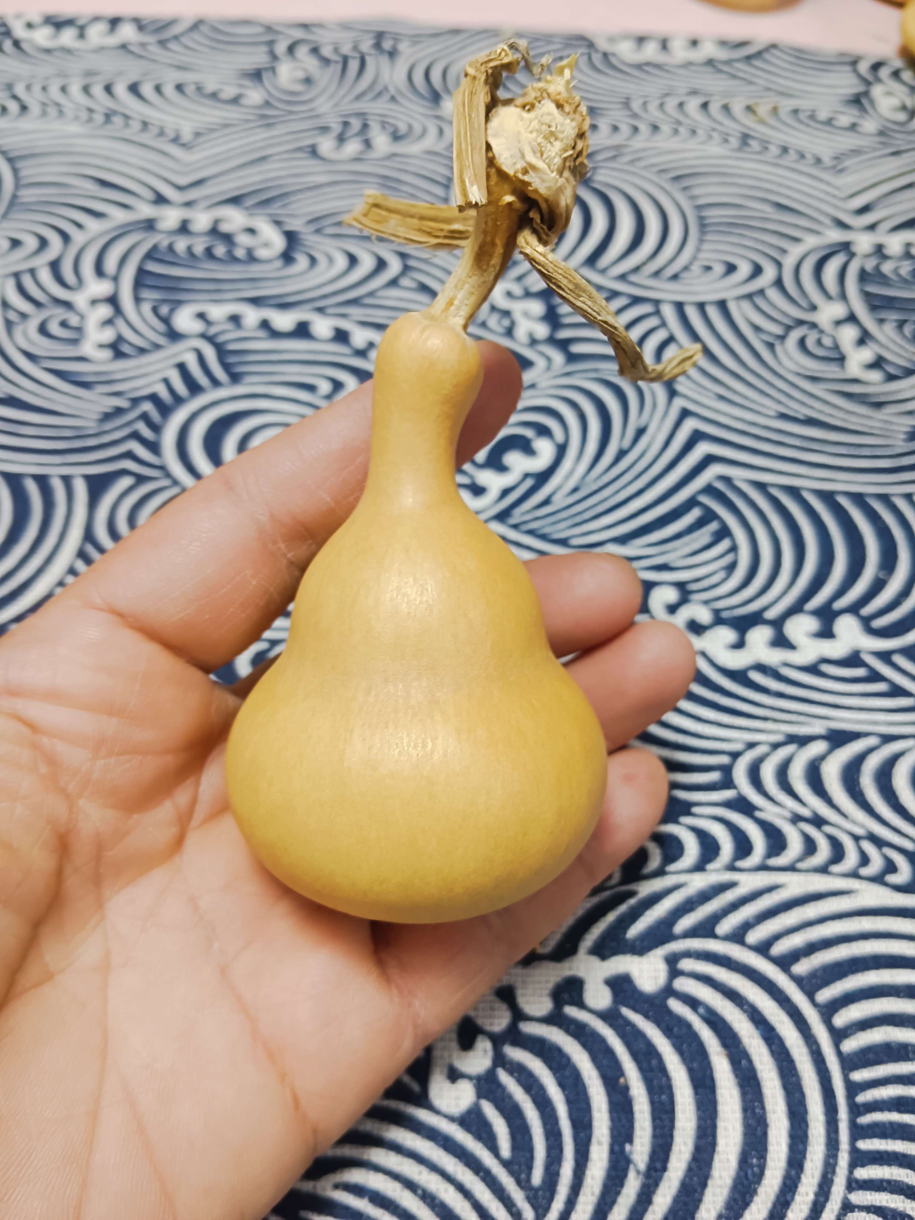 小胖八宝葫芦.高7.5厘米，皮色好.皮质厚品相如图，
