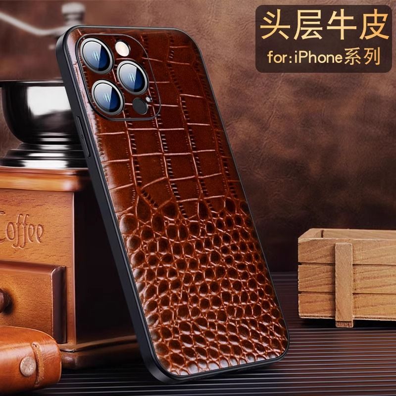 【红米K系列】【真头层牛皮】适用K80Pro手机壳K70至尊版男K60冠军版