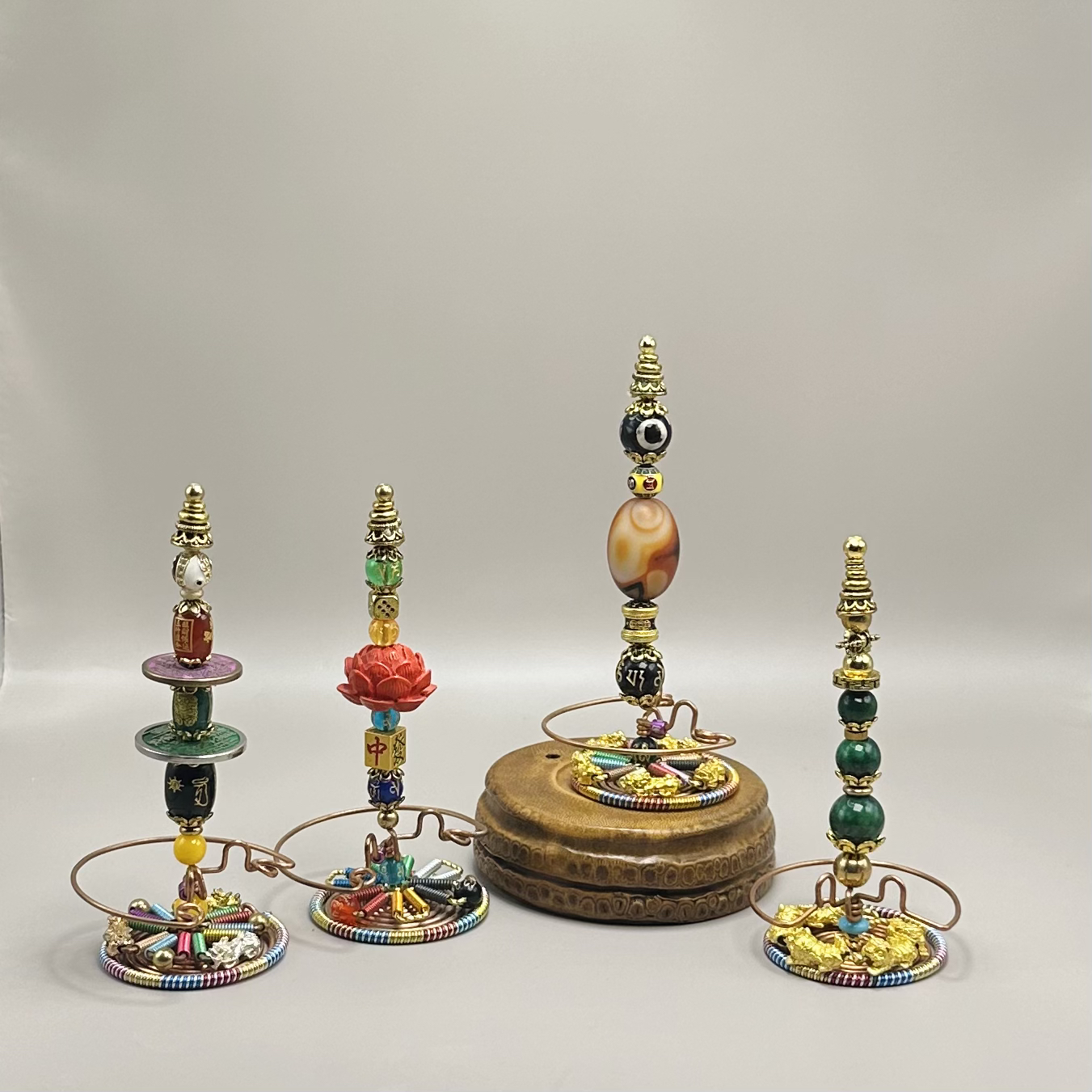 玩不闹款纯手工精工塔簧 蝈蝈罐子内簧60罐用爬宠饲养箱