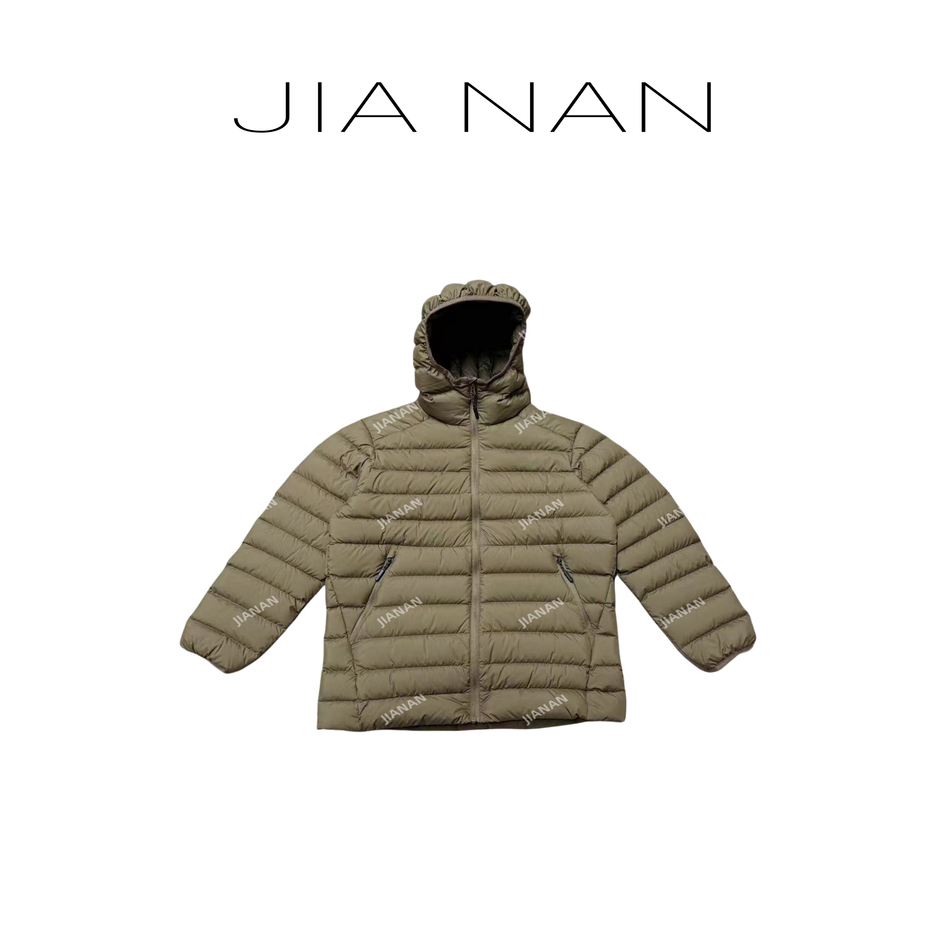 多色连帽极简风外套7148