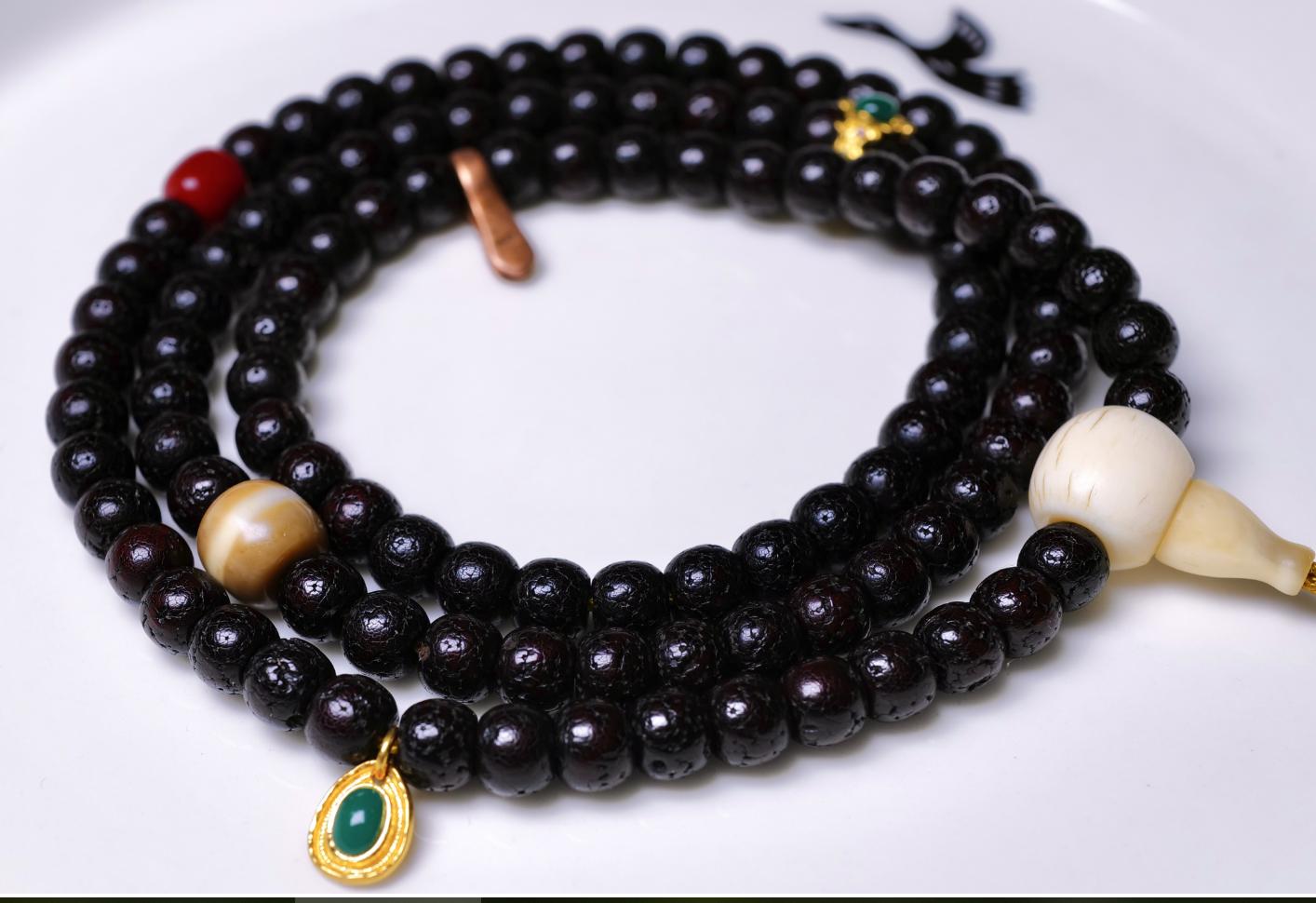 大嘴推荐藏传精美星月菩提把件