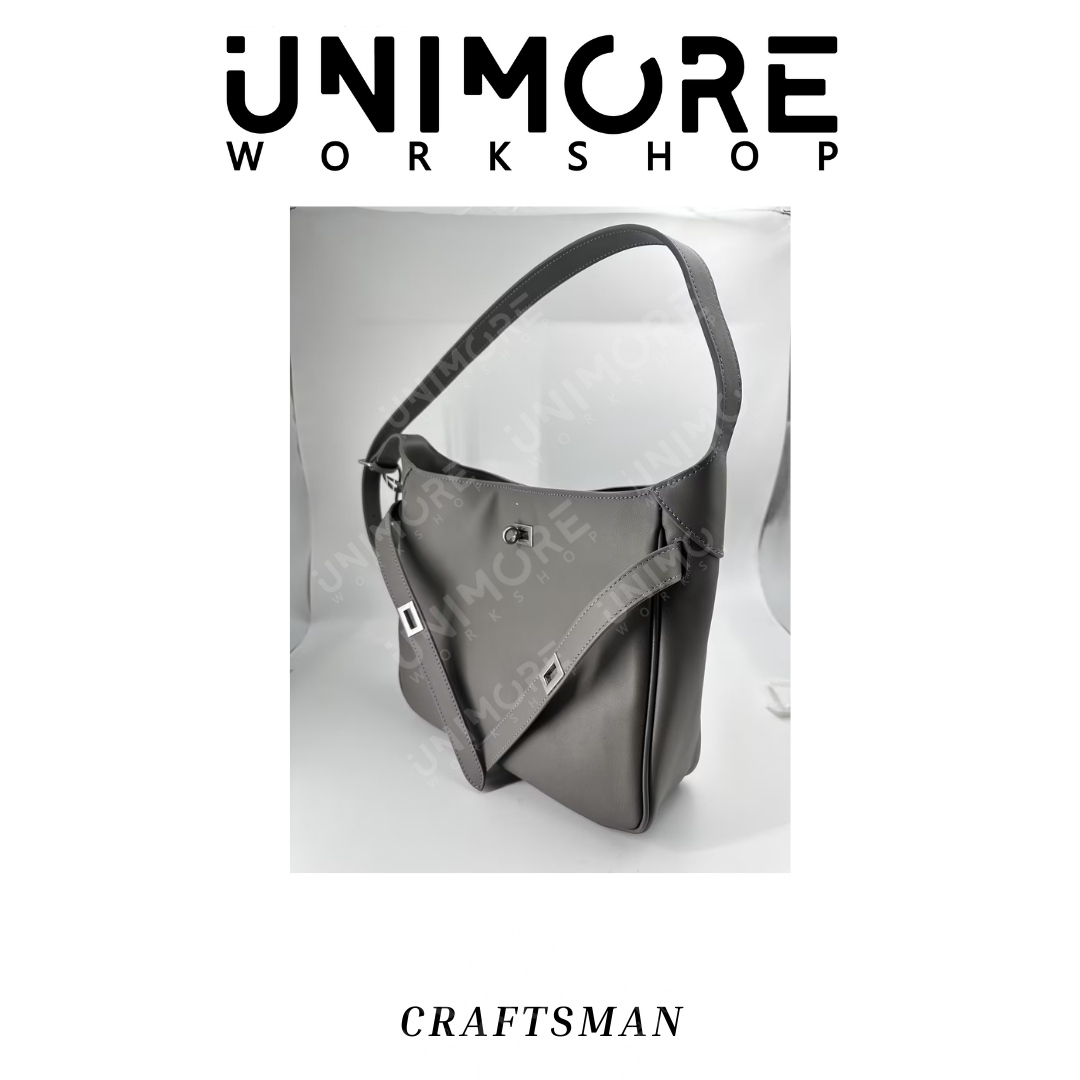 【卷毛定制】B&L 竖版肉丢轻奢托特包 2932-UNIMOREWORK SHOP