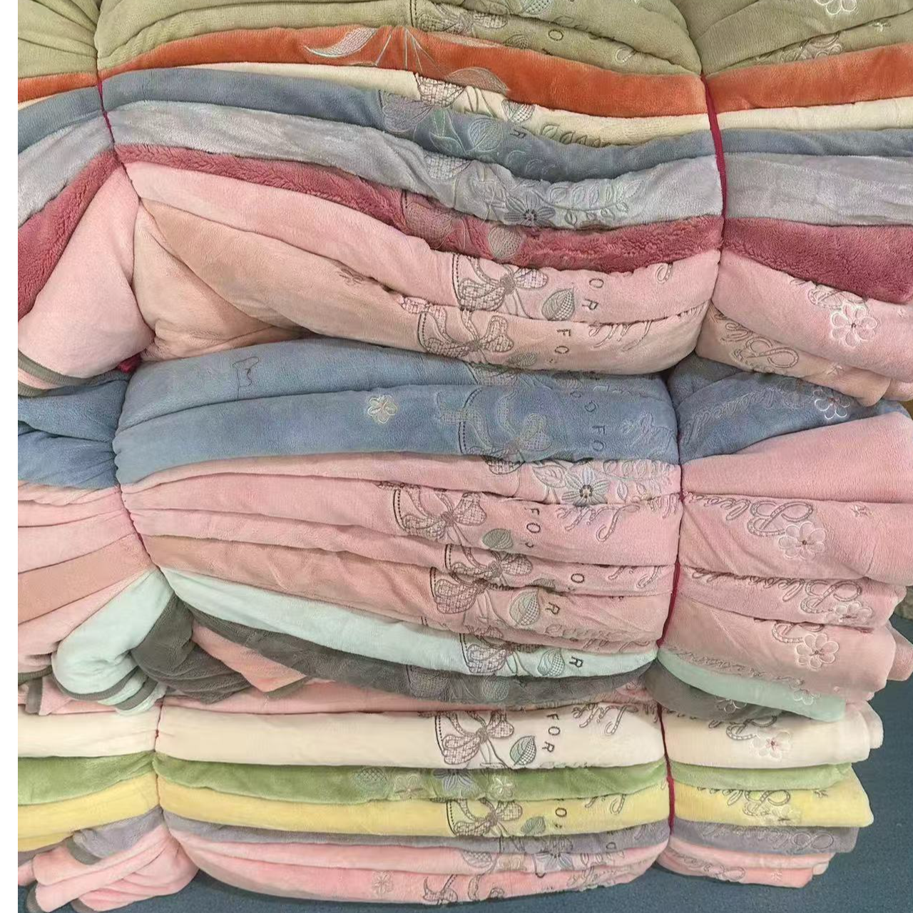 孤品 单件牛奶绒被套200x230cm 加厚被罩