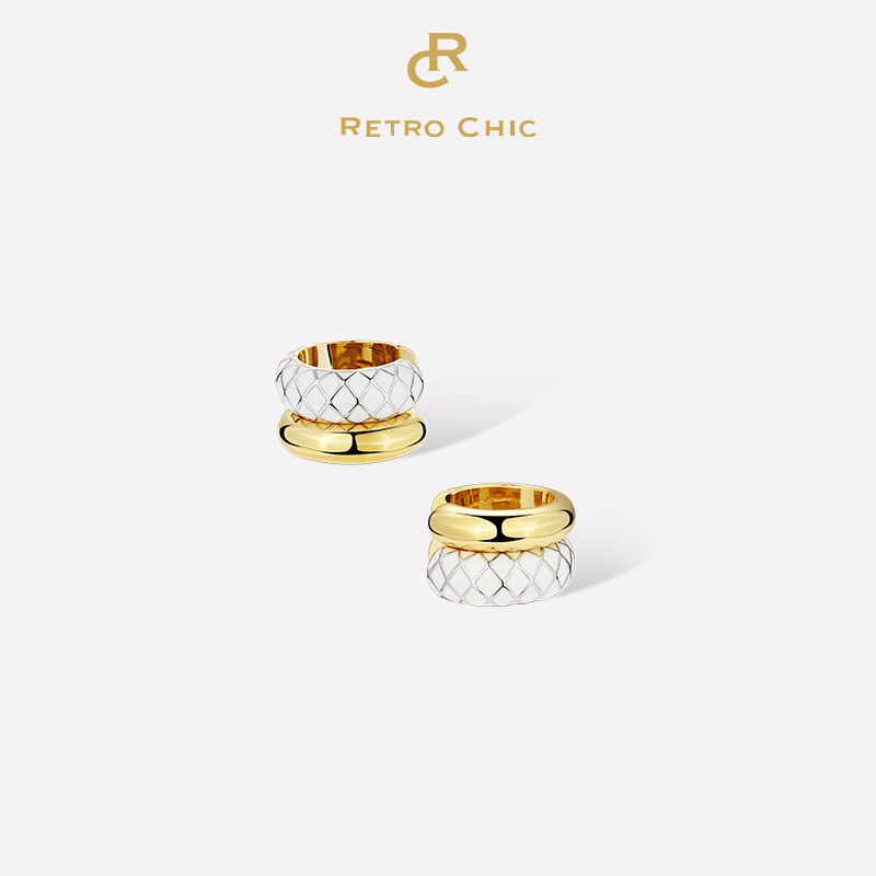 铜合金耳饰  【大英博物馆联名】系列RC RETRO CHIC白色圣蛇耳骨夹