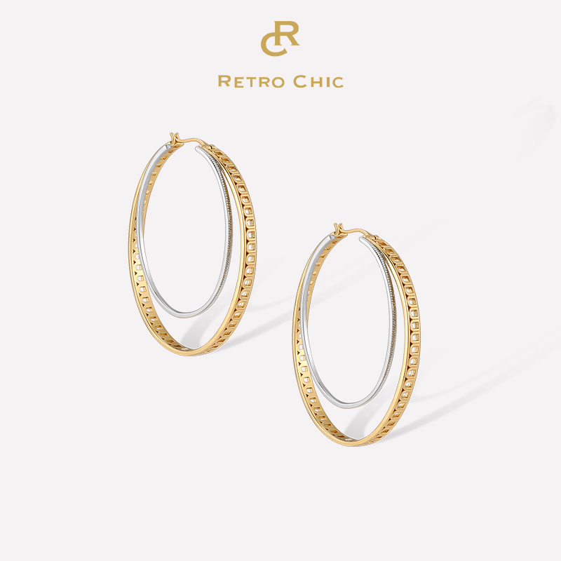 铜合金耳饰 RC RETRO CHIC 时尚首饰 罗马斗兽场耳环