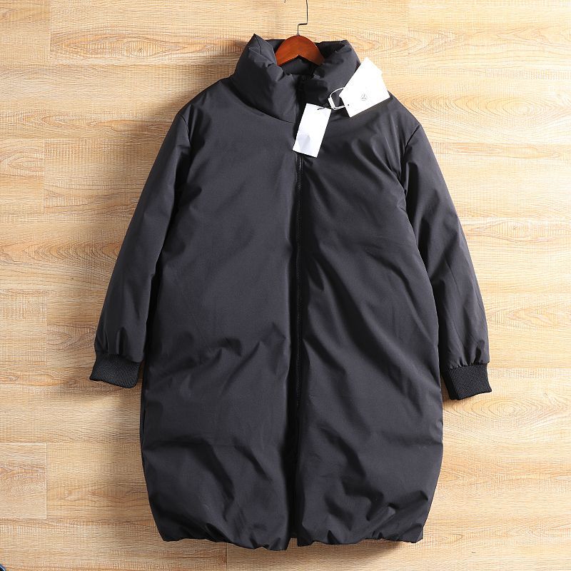 加厚冬季男中长款立领羽绒服外套