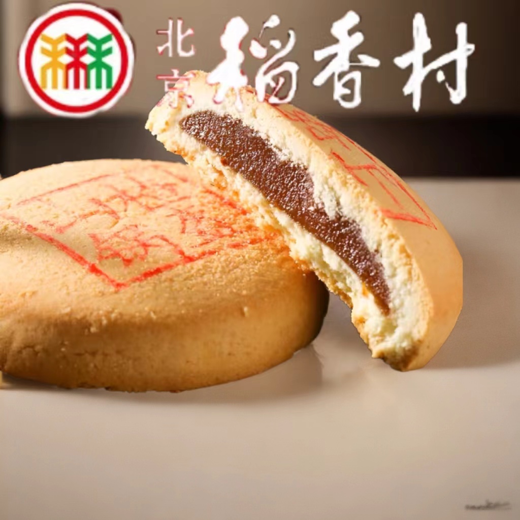 北京三禾稻香村山楂锅盔酸甜山楂馅儿高端零食糕点心解馋食品推荐