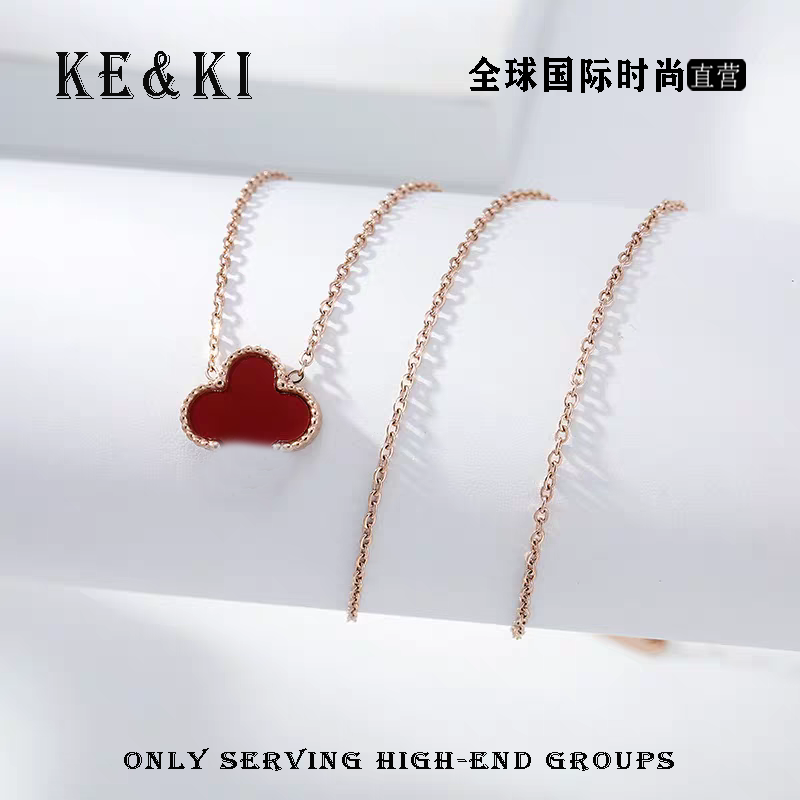 钛钢项链 2186四叶草经典项链时尚百搭锁骨链