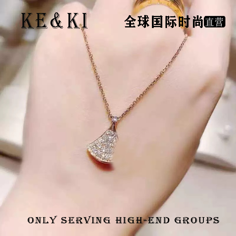 铜合金项链 0 2149 轻奢小裙子高级感锁骨链
