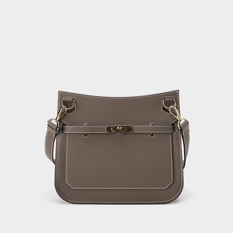 TUSCAN'S经典时尚百搭潮流荔枝纹真皮女士单肩斜挎包