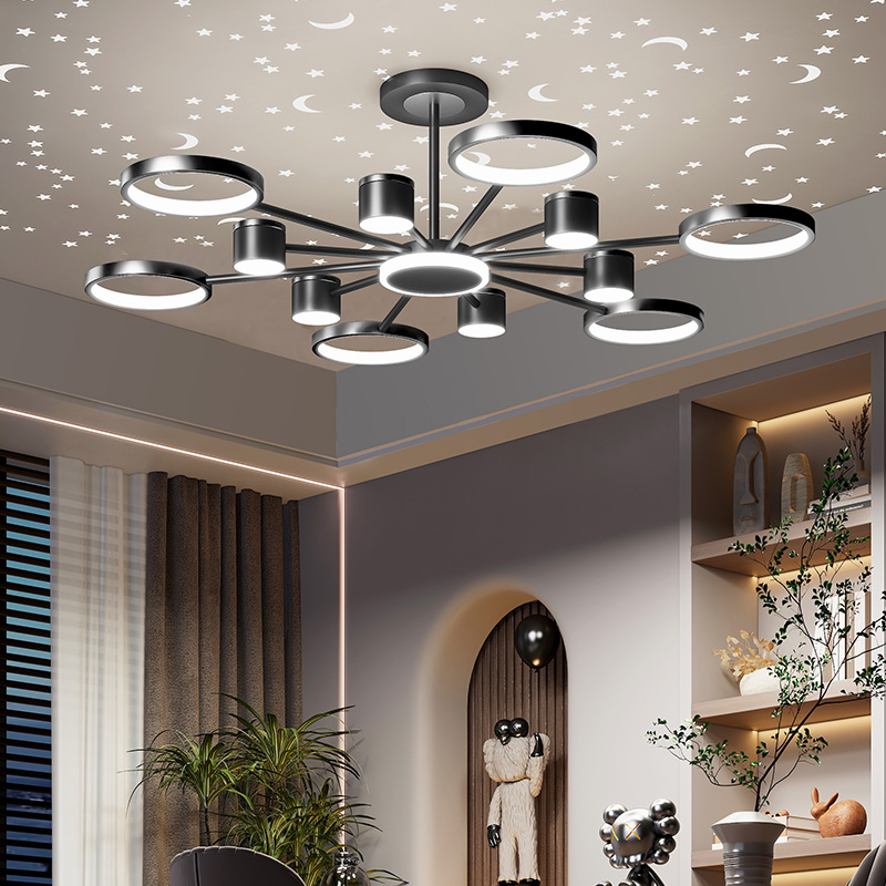 广东中山网红爆款灯具满天星设计师艺术个性创意家用卧室客厅吊灯