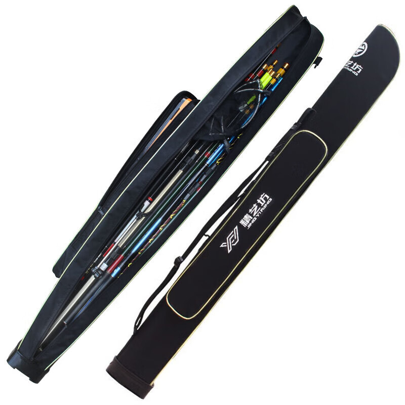 精艺坊钓鱼伞包收纳袋 防水户外垂钓单肩岩风竿包侧背斜背渔具包