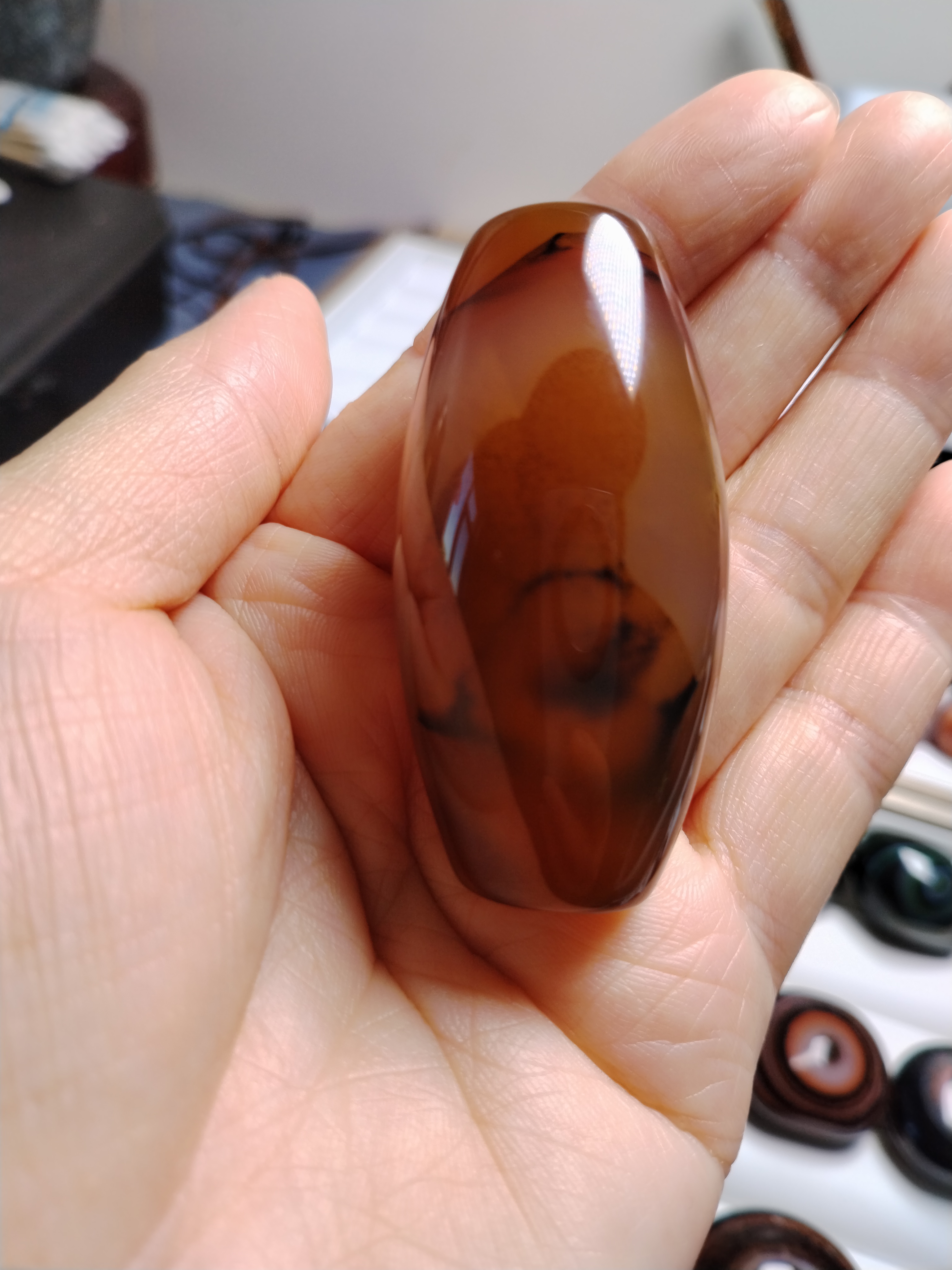 天然玛瑙象形桶珠